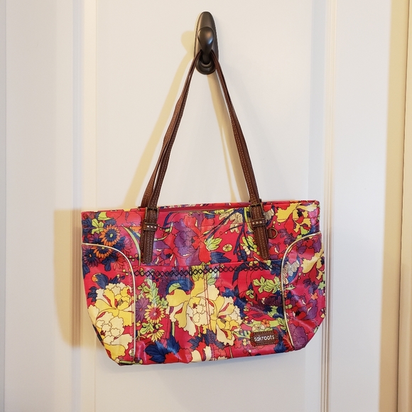 Sakroots Handbags - Sakroots Artists Circle Tote Coated Canvas Bag